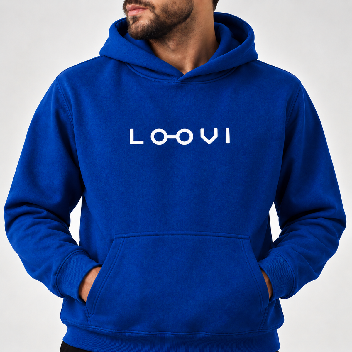 Moletom Canguru Azul Royal