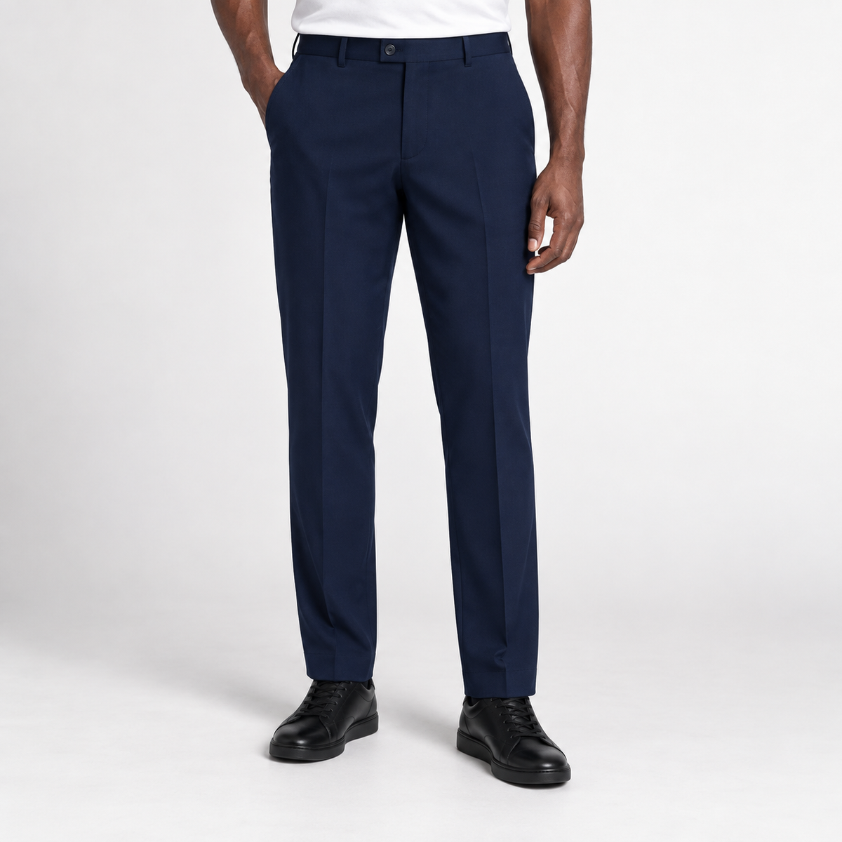 Calça Alfaiataria Tecnológica Azul Marinho Masculina