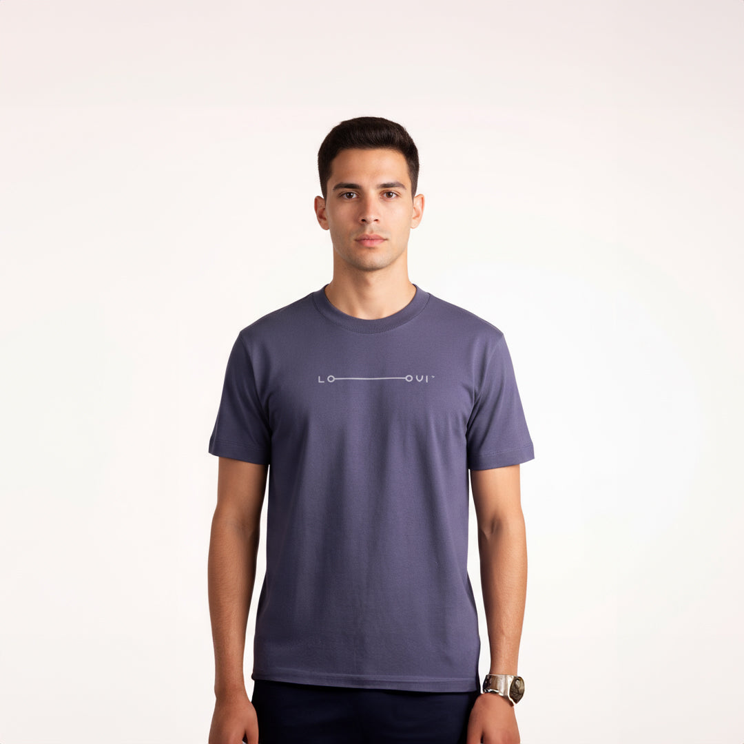 T-Shirt Masculina Loovi Gola Alta Slim – Linha Premium